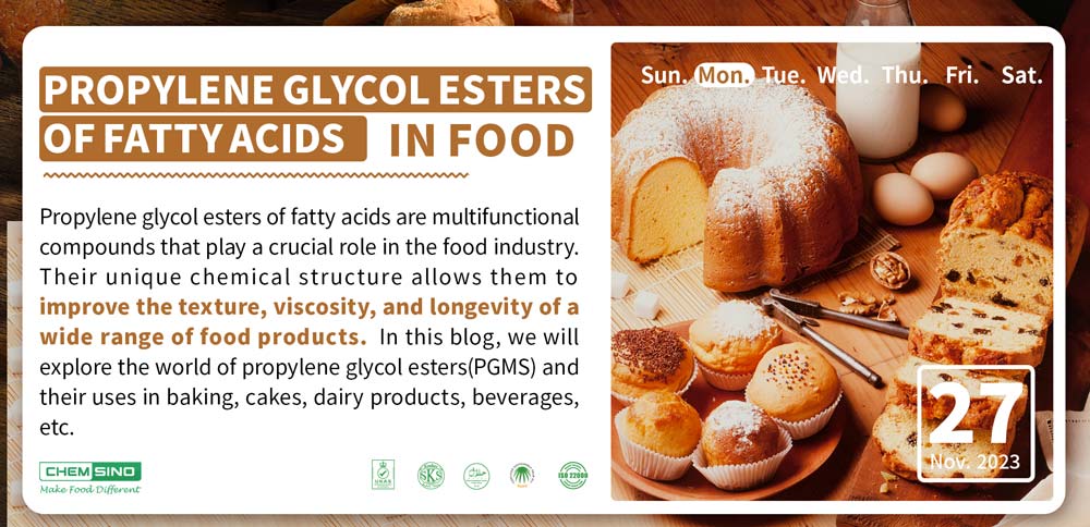 Propylene Glycol Esters of Fatty Acids in Food